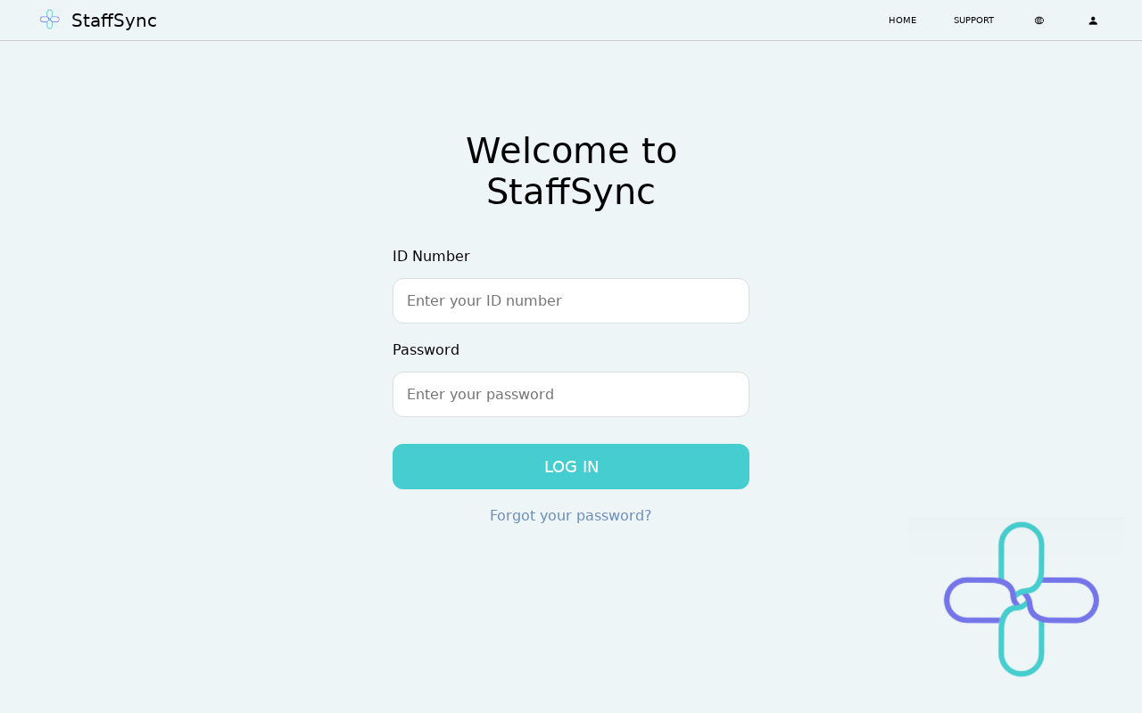 StaffSync — لقطة من لوحة التحكم